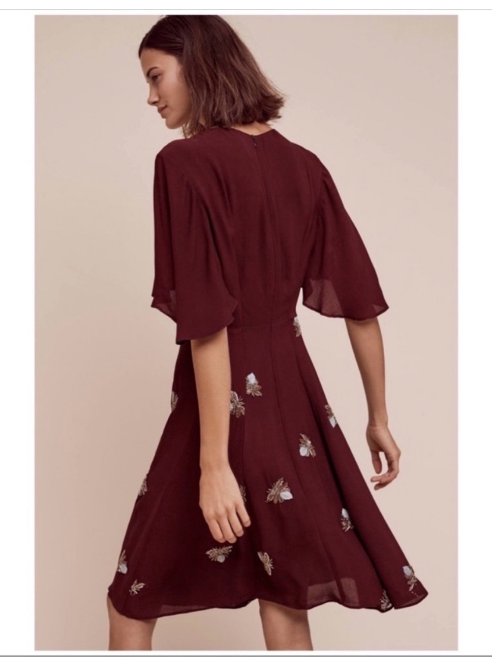 Anthropologie Moulinette Soeurs Beaded Firefly Dress - Picture 4 of 13